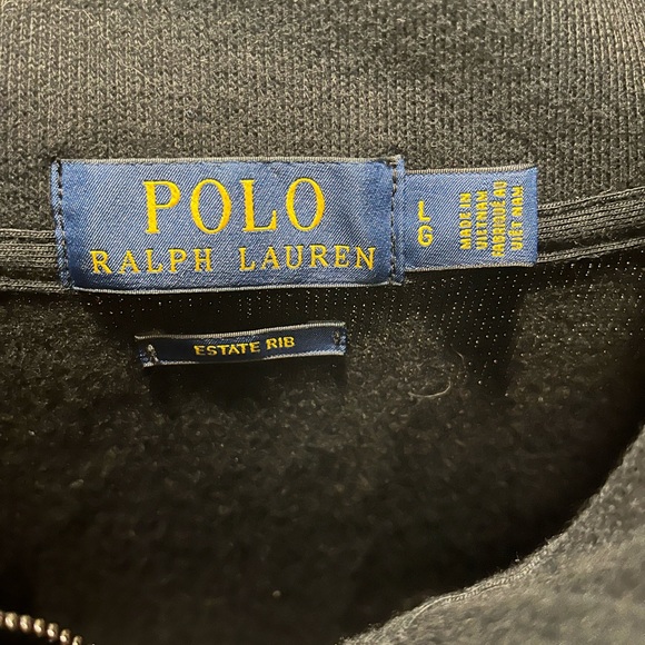 Polo Estate Rib Large Black - Picture 3 of 6